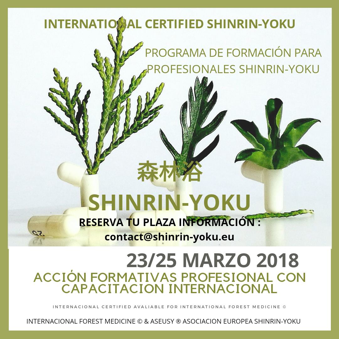 Certificacion PROFESIONAL internacional SHINRIN-YOKU ©